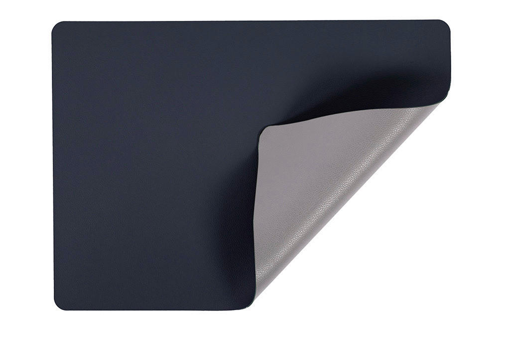 NAMIZNI POGRINJEK 32/44 cm siva, temno modra  - siva/temno modra, Basics, tekstil (32/44cm) - ZICZAC