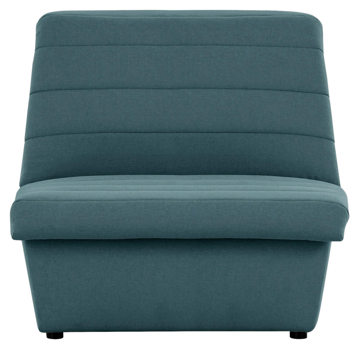 SESSEL in Webstoff Petrol  - Petrol/Schwarz, Design, Kunststoff/Textil (92/92/103cm) - LOOKS by W.Joop