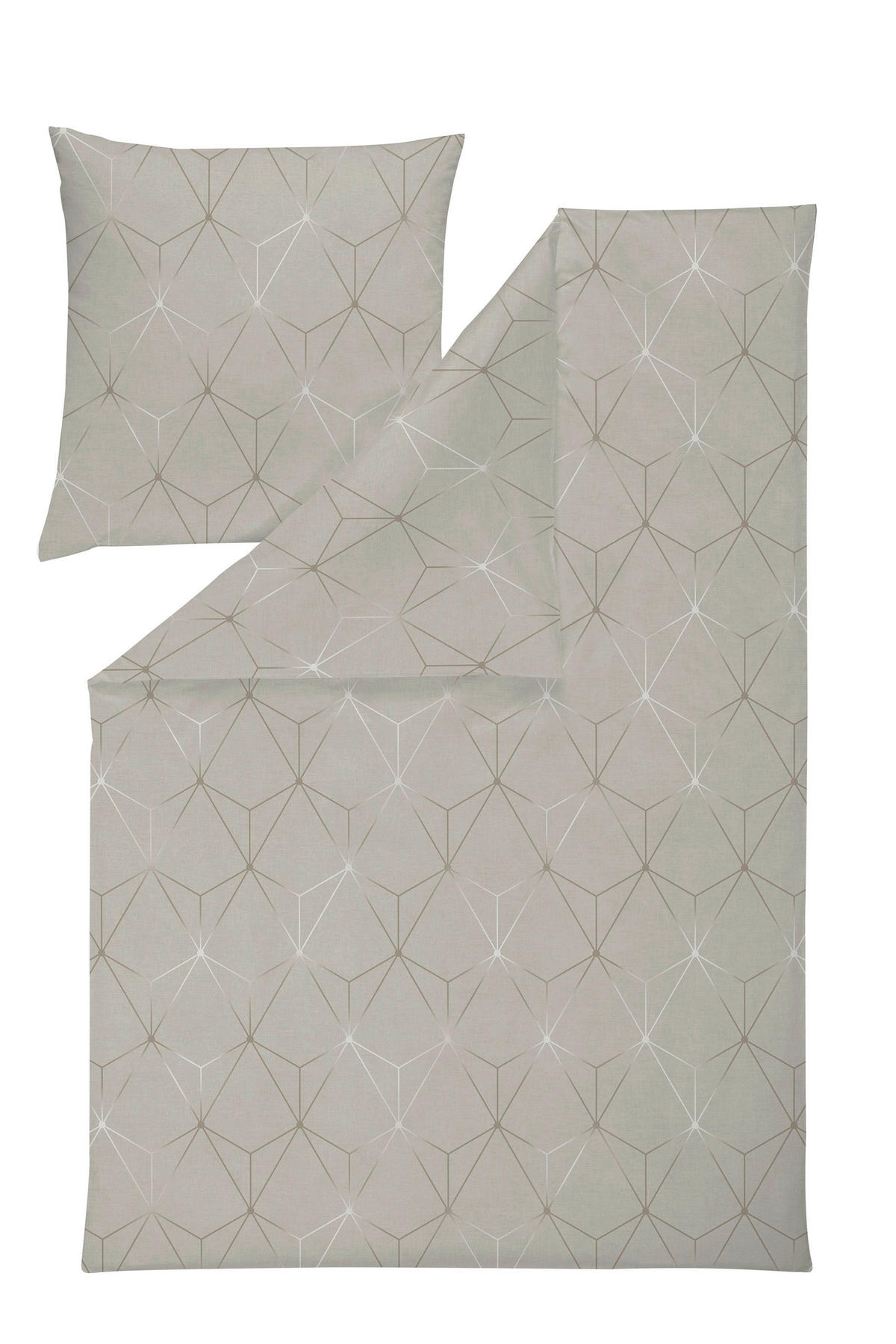 BETTWÄSCHE Atelier Flanell 155/220 cm  - Braun, Trend, Textil (155/220cm) - Estella
