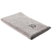 GÄSTETUCH BOLANO Silberfarben 4-teilig 30/50 cm  - Silberfarben, KONVENTIONELL, Textil (30/50cm) - Dieter Knoll