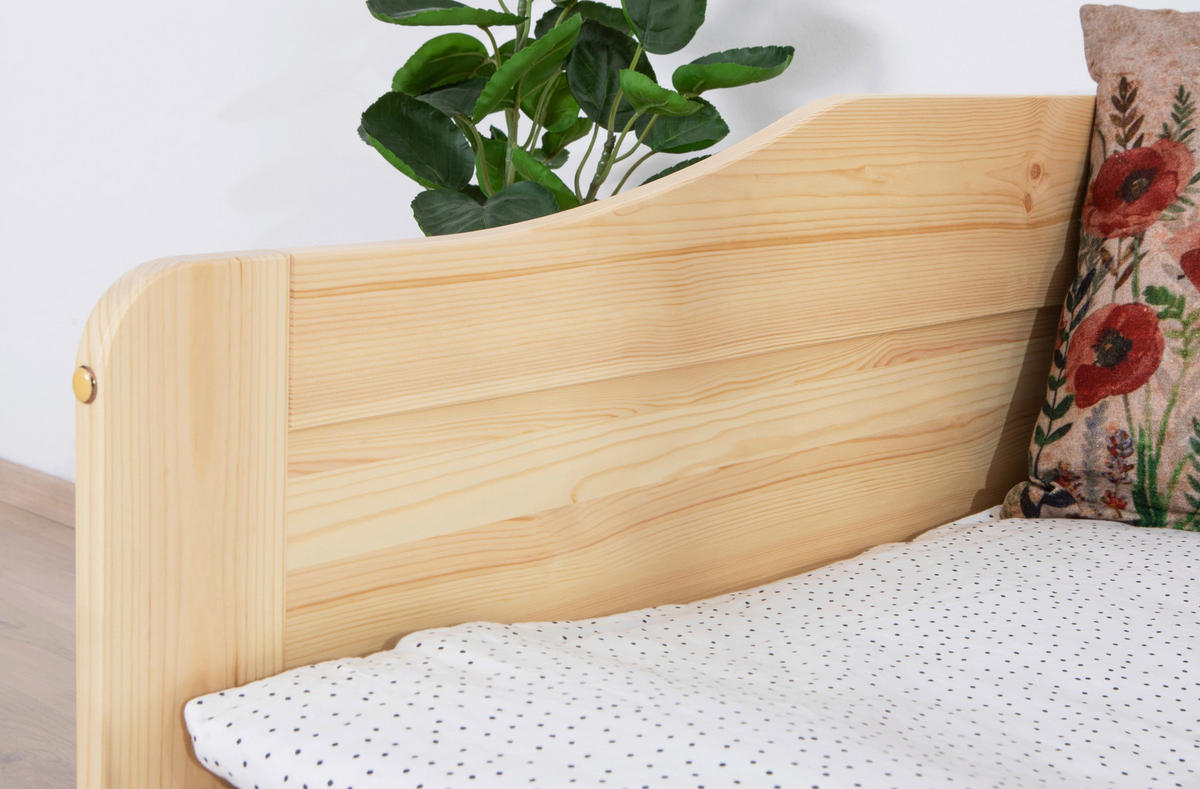 STAURAUMBETT 90/200 cm  in Naturfarben   - Naturfarben, Modern, Holz (90/200cm) - MID.YOU