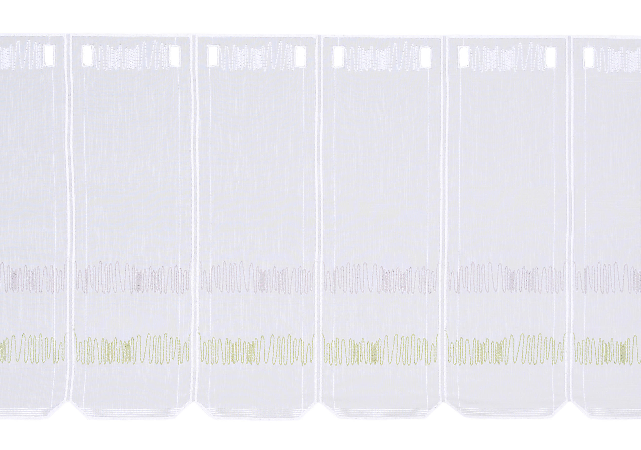 KURZGARDINE 50 cm   - Smaragdgrün, KONVENTIONELL, Textil (50cm) - Esposa