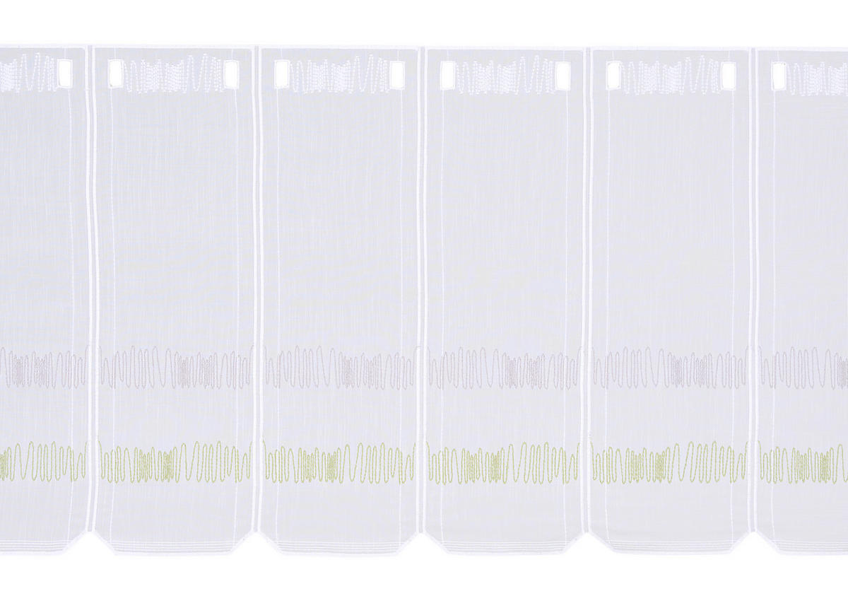 KURZGARDINE 50 cm   - Smaragdgrün, KONVENTIONELL, Textil (50cm) - Esposa