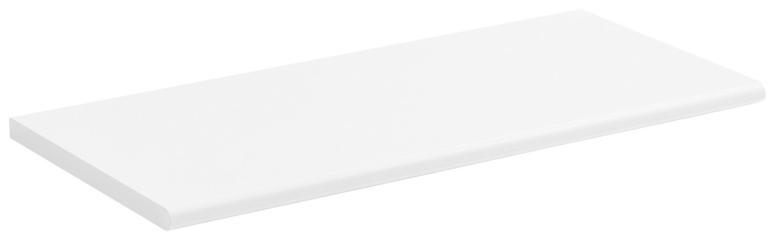 VÄGGHYLLA 60/1,8/28 cm  - vit högglans, Klassisk, trämaterial (60/1,8/28cm) - Xora