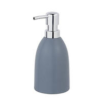SEIFENSPENDER Kunststoff, Keramik  - Blau/Chromfarben, Konventionell, Keramik/Kunststoff (9,5/18/9,5cm) - Schöner Wohnen