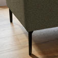 ECKSOFA  in Mikrofaser Khaki  273/203 cm  - Khaki/Schwarz, Design, Textil/Metall (273/203cm) - Johann Jakob