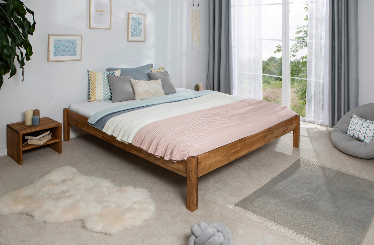 FUTONBETT 180/200 cm  in Naturfarben   - Naturfarben, MODERN, Holz (180/200cm) - MID.YOU