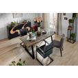 ESSTISCH in Holz, Metall, Glas 190/95/76 cm  - Schwarz/Naturfarben, Trend, Glas/Holz (190/95/76cm) - Ambia Home