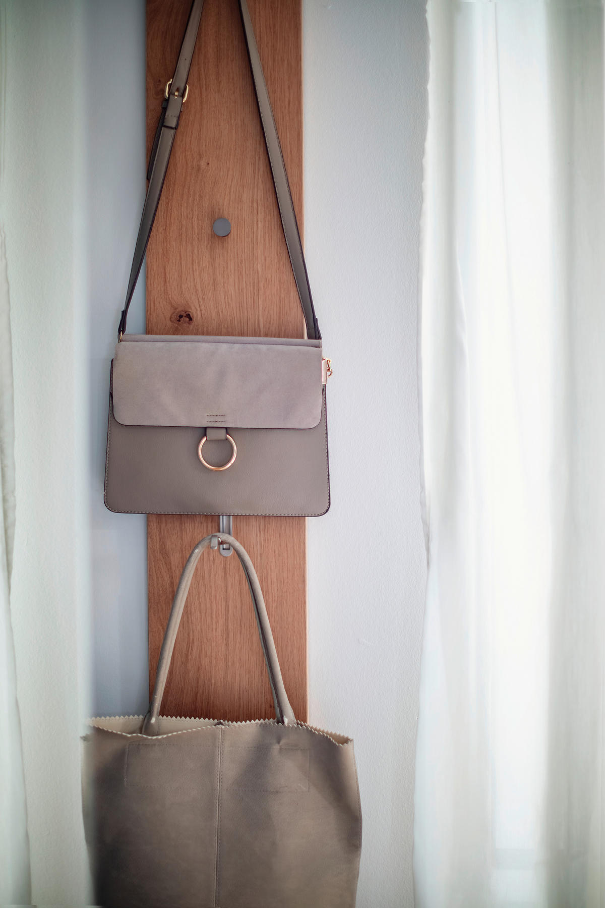 GARDEROBE 3-teilig  in 220/198/29 cm  - Wildeiche/Weiß, Design, Holzwerkstoff (220/198/29cm) - Moderano