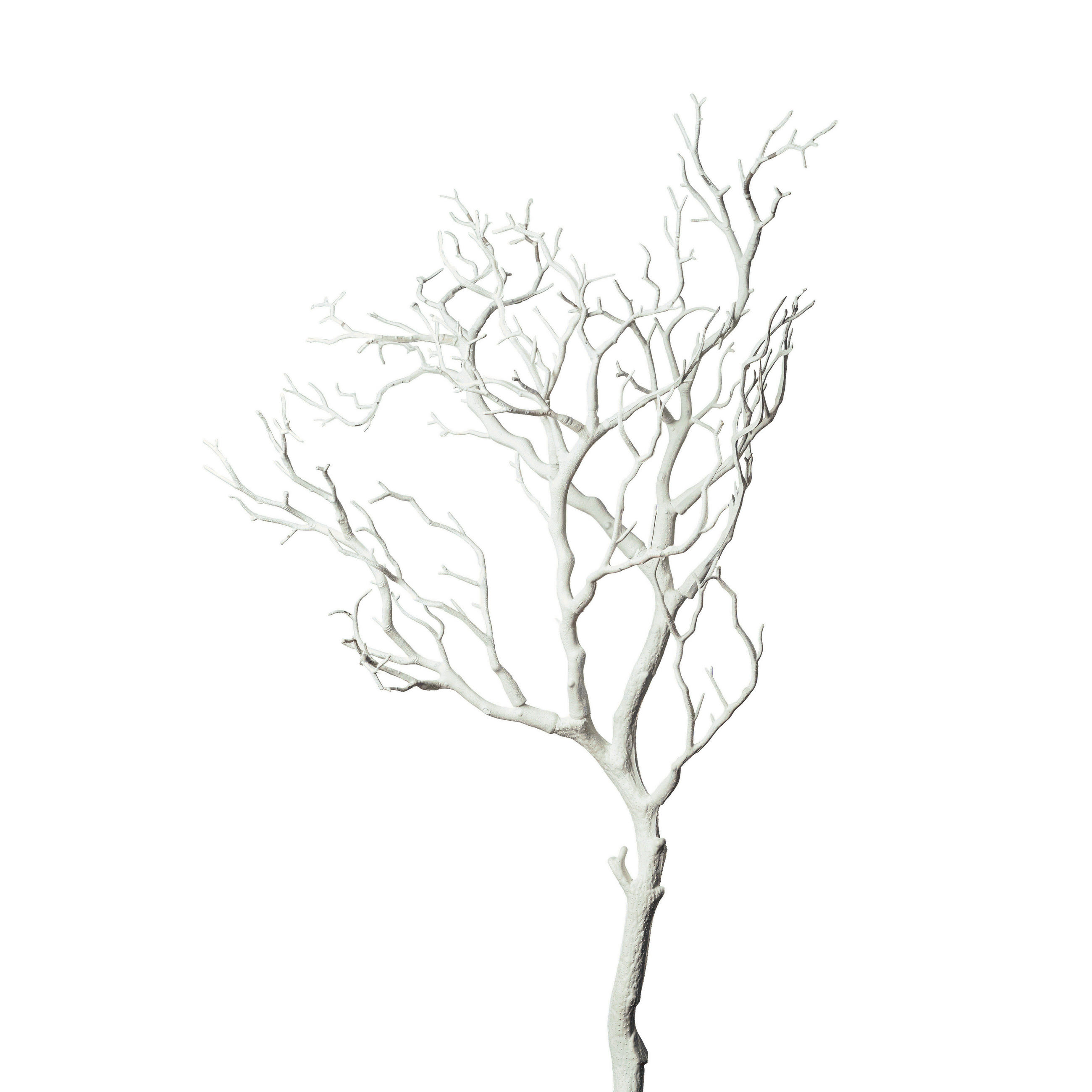 KUNSTBLUME - Weiß, Basics, Kunststoff (95cm)