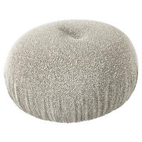 HOCKER in Textil Greige  - Greige, Trend, Textil (66/36/66cm) - Bretz