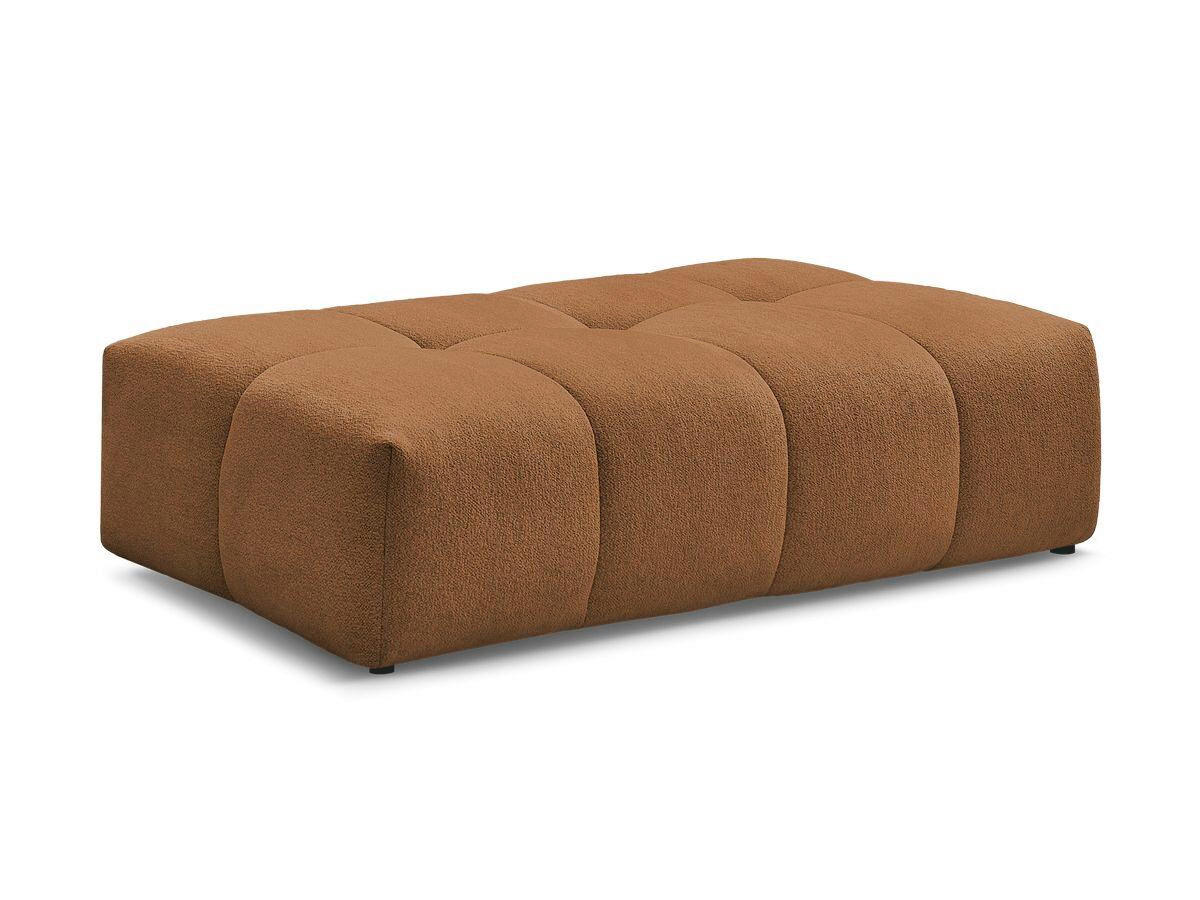 HOCKER EVEREST Flachgewebe Orange  - Schwarz/Orange, MODERN, Kunststoff/Textil (166/100/40cm)