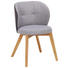 STUHL in Holz, Textil Anthrazit, Grau, Eichefarben - Eichefarben/Anthrazit, KONVENTIONELL, Holz/Textil (55/84/57cm) - Venda STUHL in Holz, Textil Anthrazit, Grau, Eichefarben - Eichefarben/Anthrazit, KONVENTIONELL, Holz/Textil (55/84/57cm) - Venda
