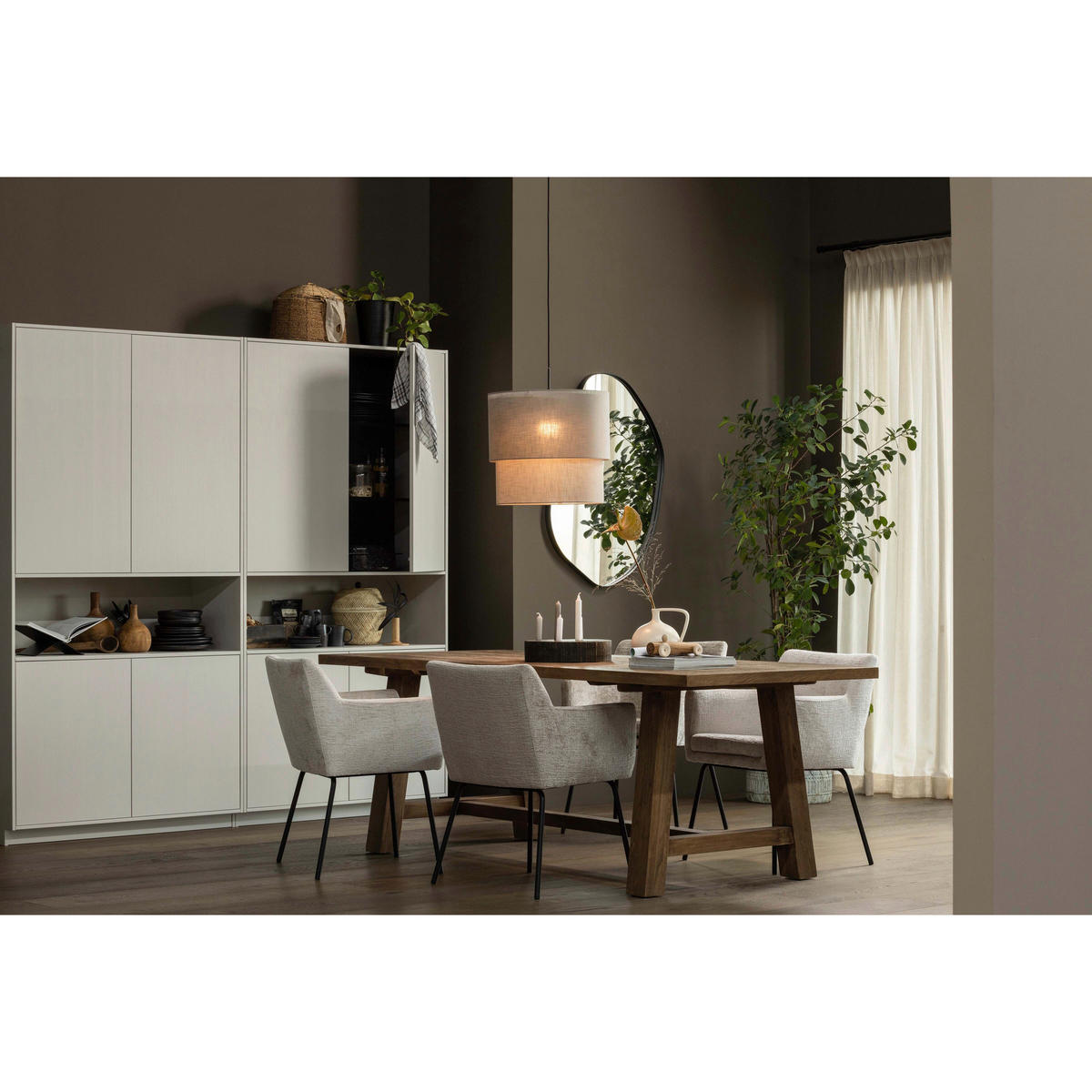 BUFFET 110/210/40 cm  in  - Grau, Design, Holz (110/210/40cm) - Livetastic