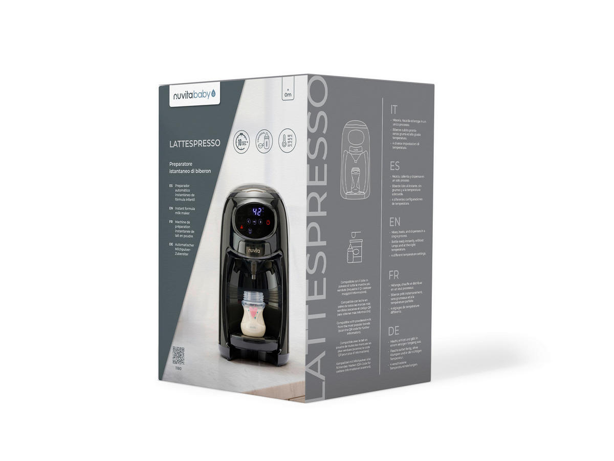 BABYNAHRUNGSZUBEREITER  - Schwarz, Basics, Kunststoff (27/29/42cm) - Nuvita