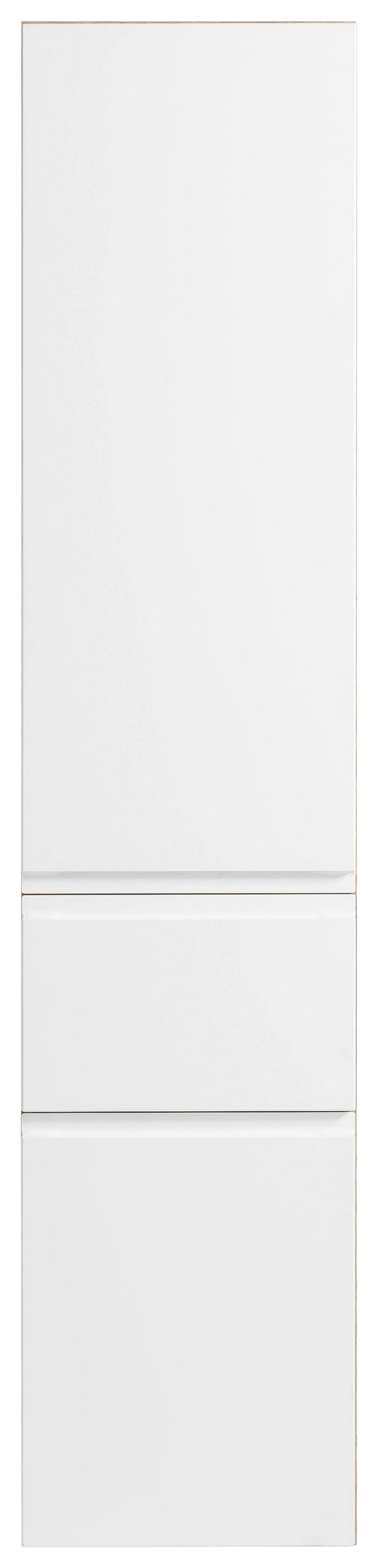 HOCHSCHRANK 40/180/35 cm  - Weiss/Eiche Wotan, Modern, Holzwerkstoff (40/180/35cm) - Held