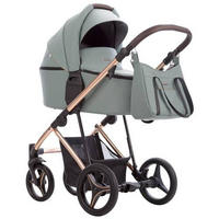 DJEČJA KOLICA  Flavio Premium  - svijetlo siva, Basics, tekstil/metal (50/90/50cm) - BEBETTO