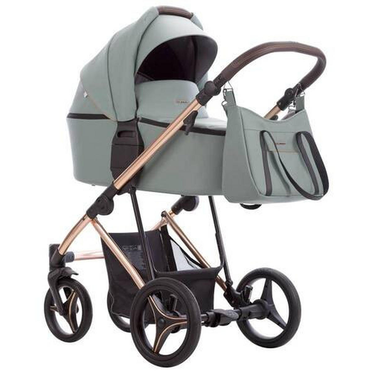 DJEČJA KOLICA  Flavio Premium  - svijetlo siva, Basics, tekstil/metal (50/90/50cm) - BEBETTO