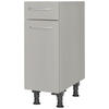 SCHUBKASTENUNTERSCHRANK 30/87/56 cm  in Grau  - Edelstahlfarben/Grau, MODERN, Holzwerkstoff/Metall (30/87/56cm) - Nobilia