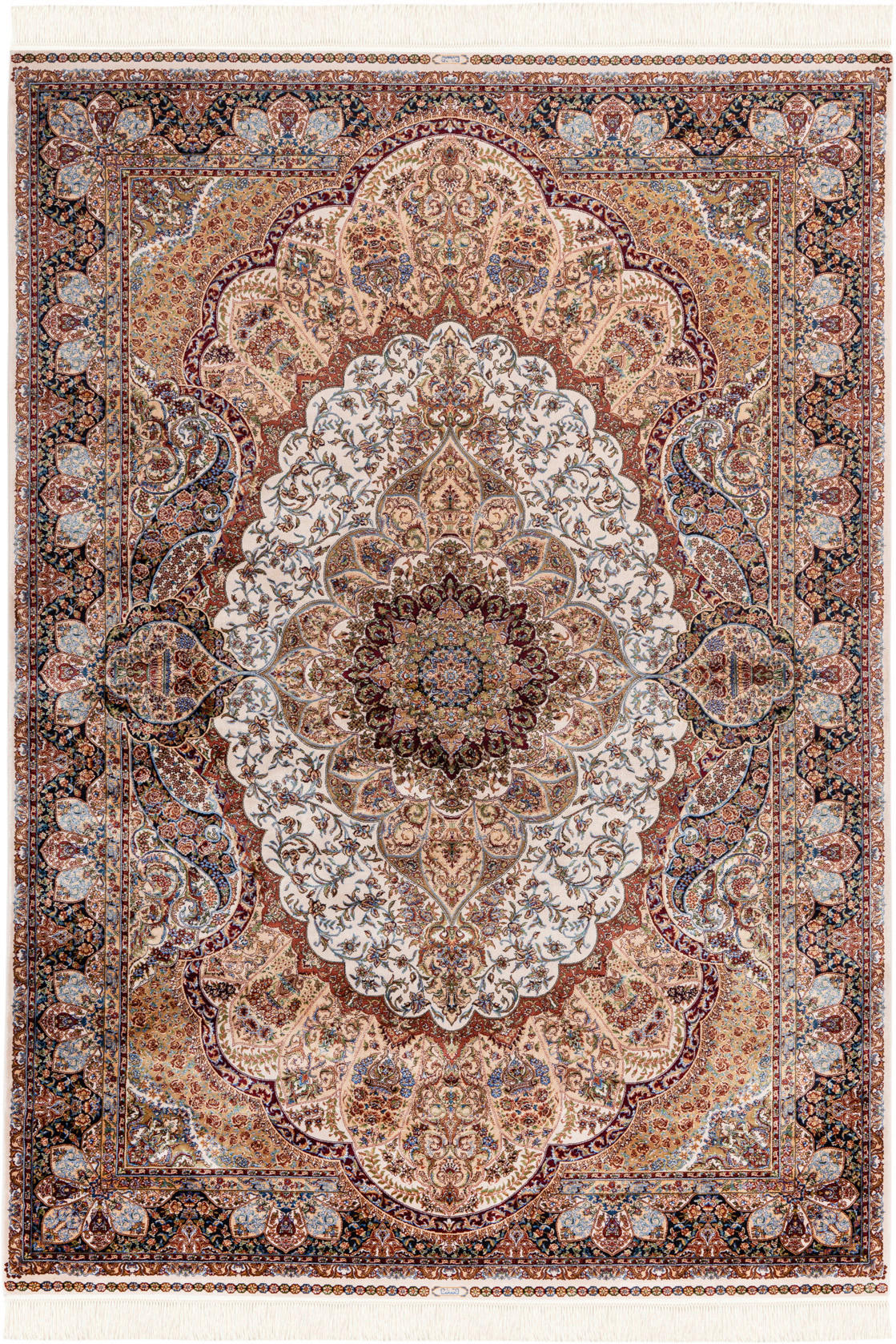 VINTAGE-TEPPICH 140/200 cm My Babylon of Obsession Creme, Hellbraun  - Hellbraun/Creme, LIFESTYLE, Textil (140/200cm) - Obsession