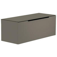 LOWBOARD  in 110/56/45 cm  - Schwarz/Grau, Design, Glas/Holzwerkstoff (110/56/45cm) - Moderano