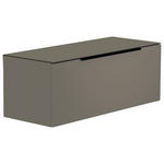 LOWBOARD  in 110/56/45 cm  - Schwarz/Grau, Design, Glas/Holzwerkstoff (110/56/45cm) - Moderano