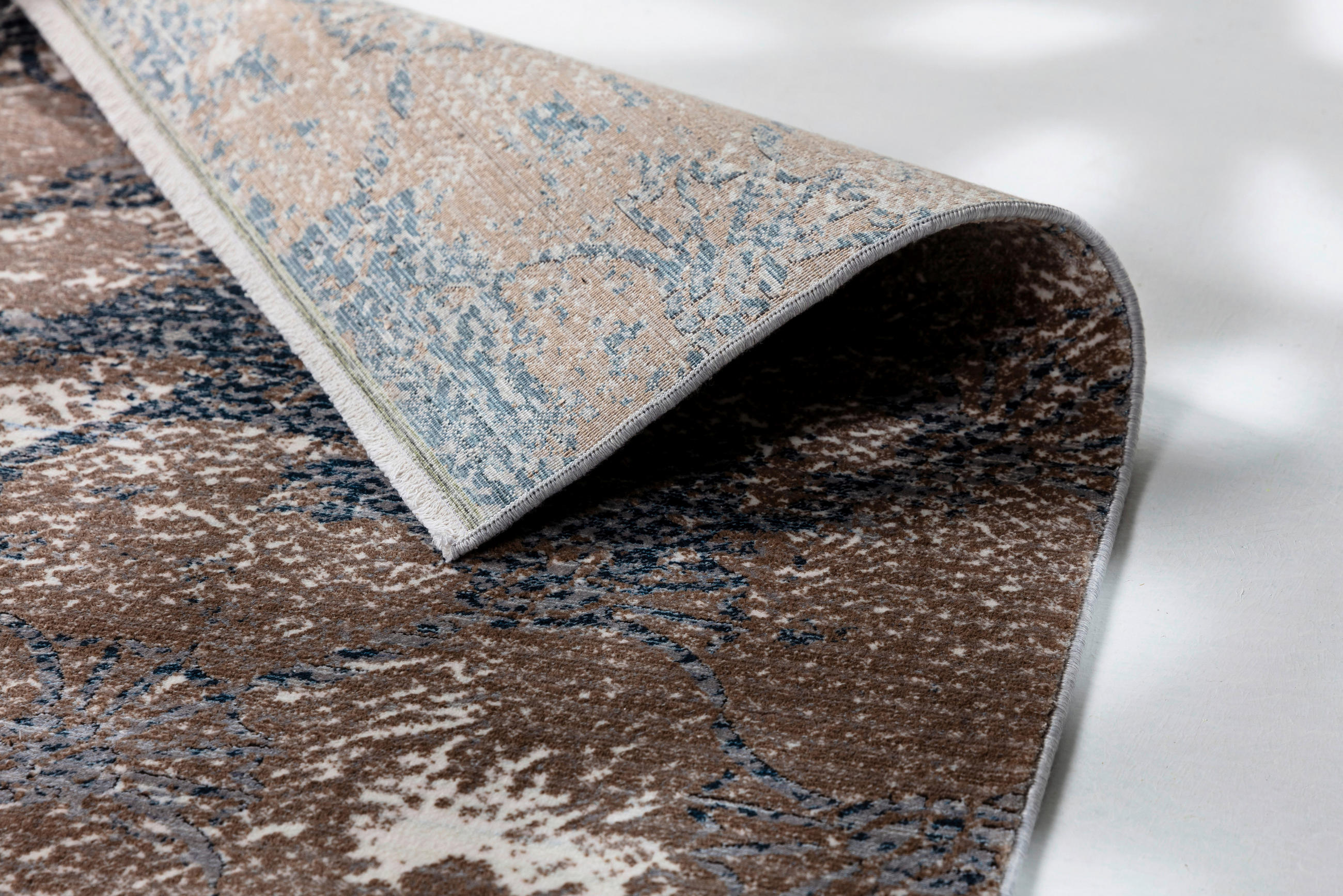 WEBTEPPICH 170/240 cm JOOP! 170x240cm tundra Blau  - Blau, Basics, Kunststoff/Textil (170/240cm) - Joop!