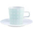 KAFFEEBECHER - Türkis/Schwarz, Basics, Keramik (0,45l) - Seltmann Weiden