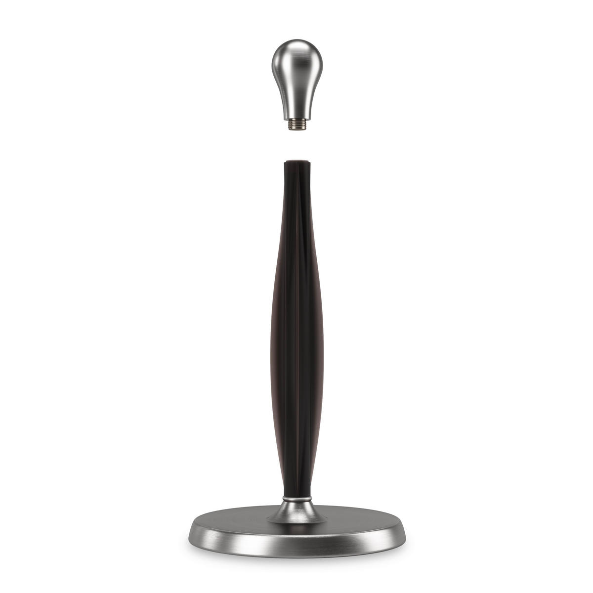 DRŽAČ ZA PAPIRNI UBRUS - srebrna/crna, Osnovno, metal/plastika (17/34/17cm) - Umbra