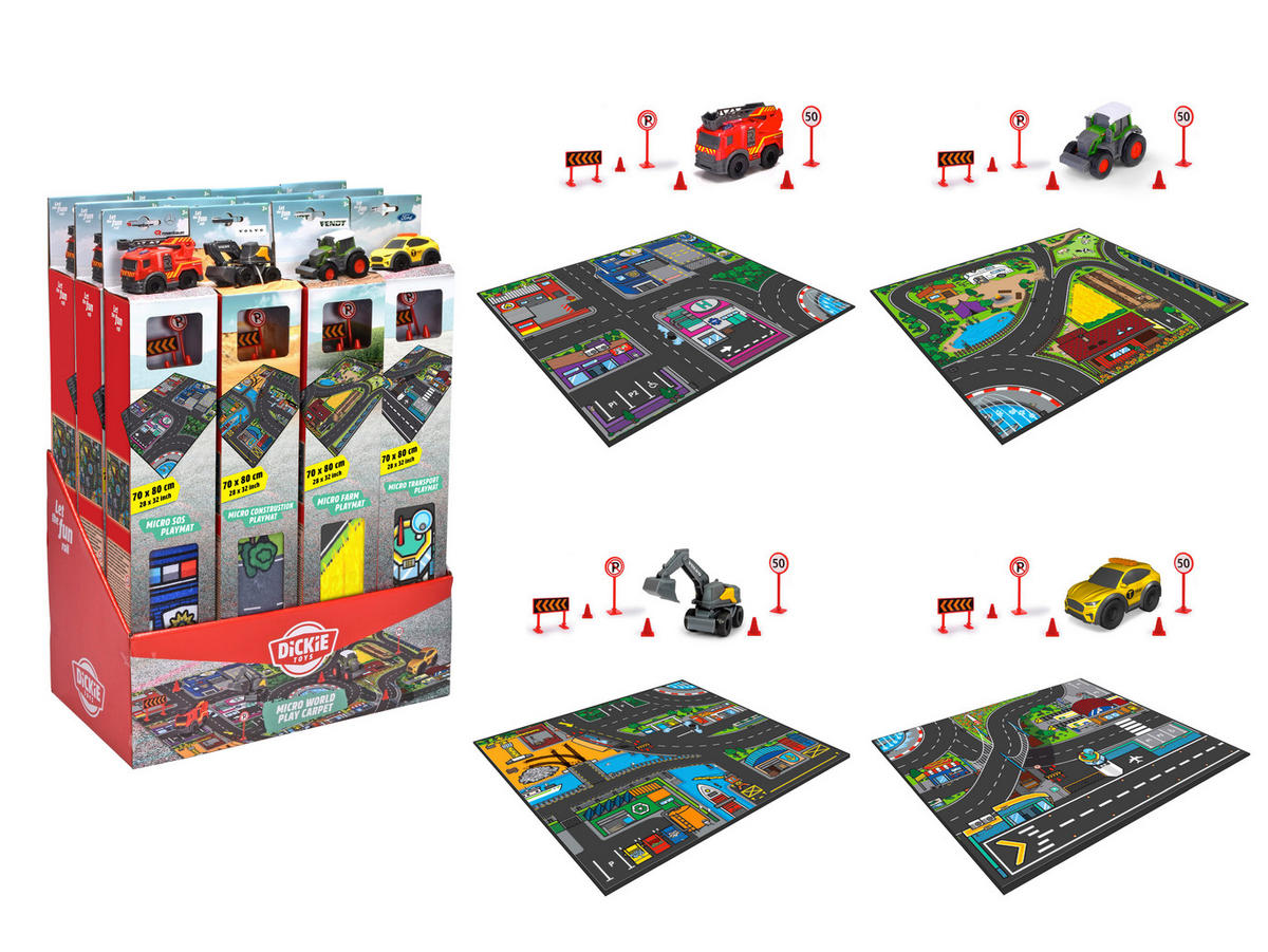 SPIELMATTE 70/80 cm  - Multicolor, Basics, Kunststoff (70/80cm) - Simba