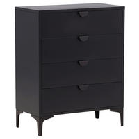 LOWBOARD  in 78/98/40 cm  - Schwarz, Design, Metall (78/98/40cm) - Livetastic