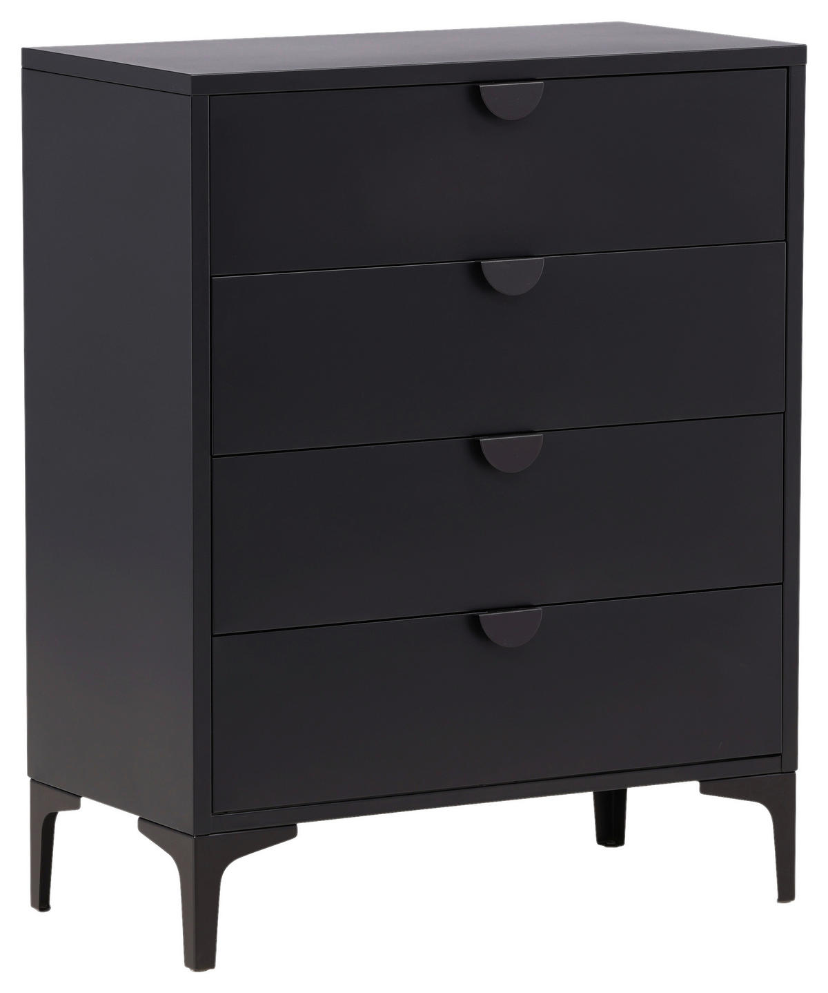 LOWBOARD  in 78/98/40 cm  - Schwarz, Design, Metall (78/98/40cm) - Livetastic