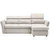 ECKSOFA in Mikrofaser Beige  240/172 cm  - Beige/Schwarz, Design, Kunststoff/Textil (240/172cm) - Stylife