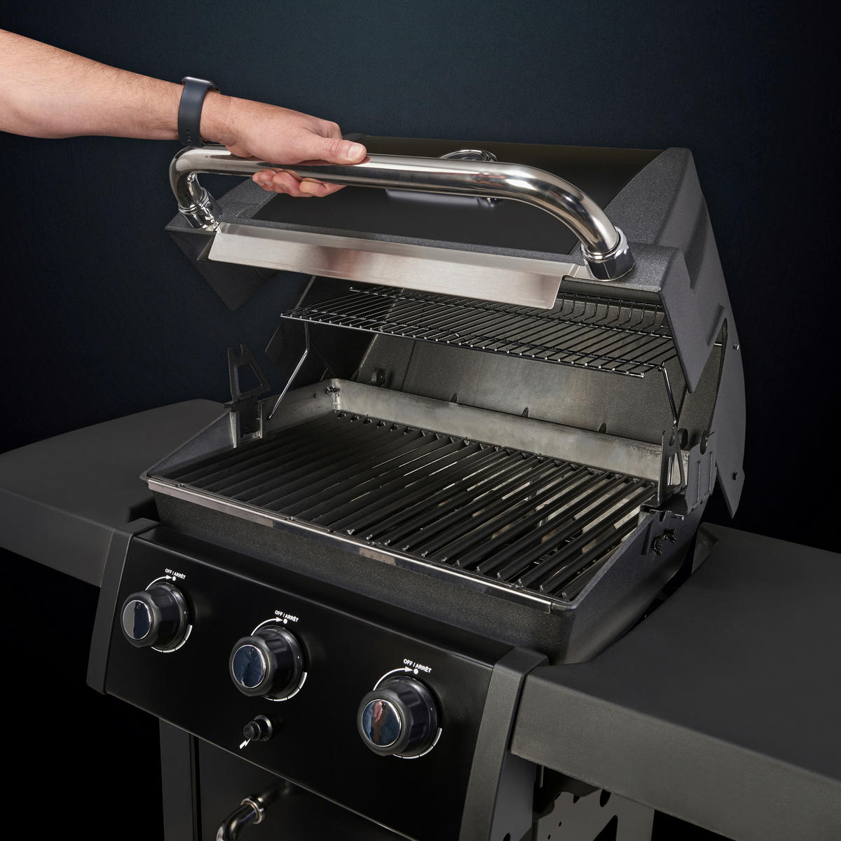 PLINSKI ŽAR  ROYAL - črna, Basics, kovina (132/119/56cm) - Broil King