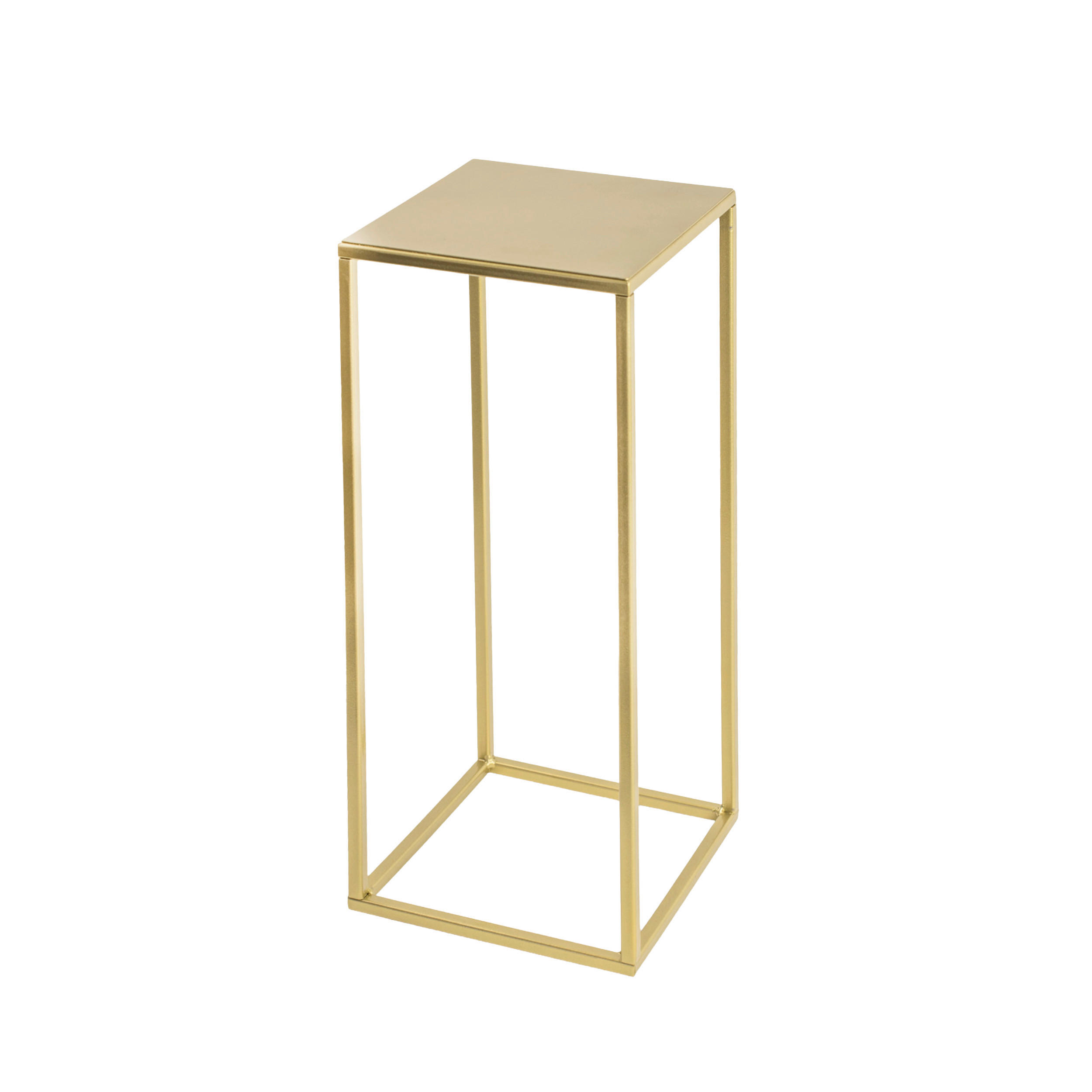 BLUMENSTÄNDER in Metall  - Goldfarben, Basics, Metall (19/47/19cm)