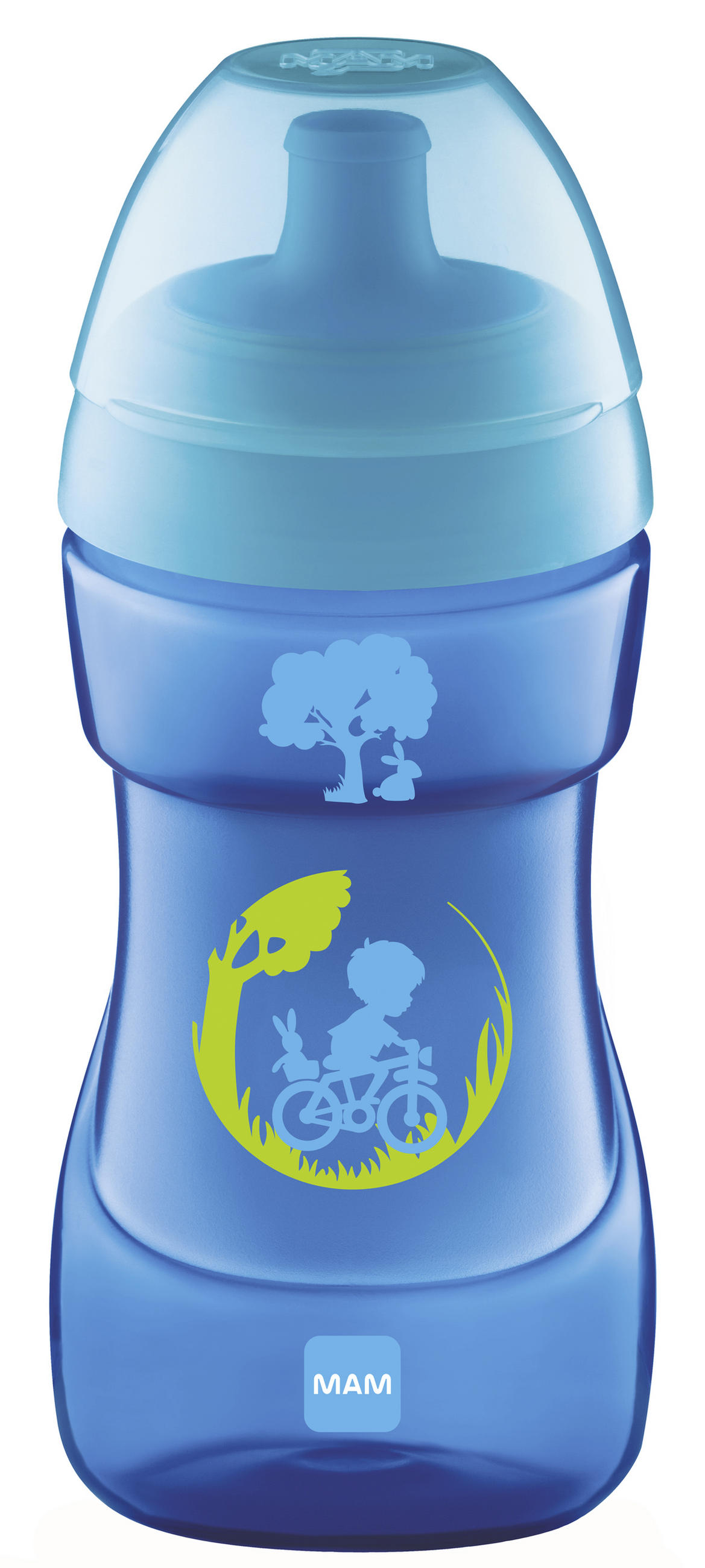 TRINKBECHER  - Blau/Pink, Basics, Kunststoff (9,0/9,6/25,5cm) - MAM