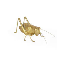 DEKOTIER - Goldfarben, Trend, Kunststoff/Metall (26.5/14/11cm) - Ambia Home