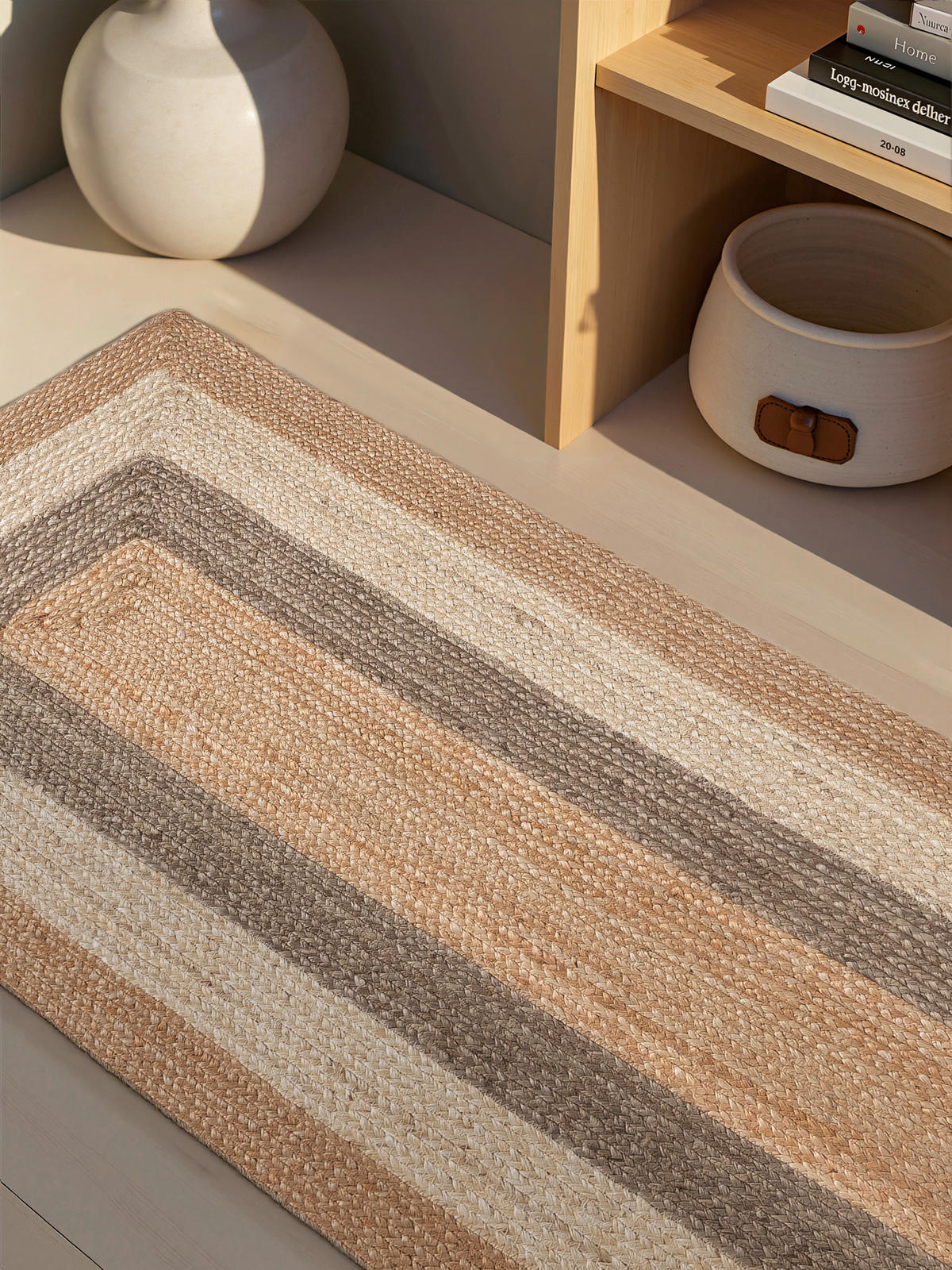 LÄUFER 80/200 cm Juno  - Goldbraun/Multicolor, Natur, Textil (80/200cm) - Hanse Home