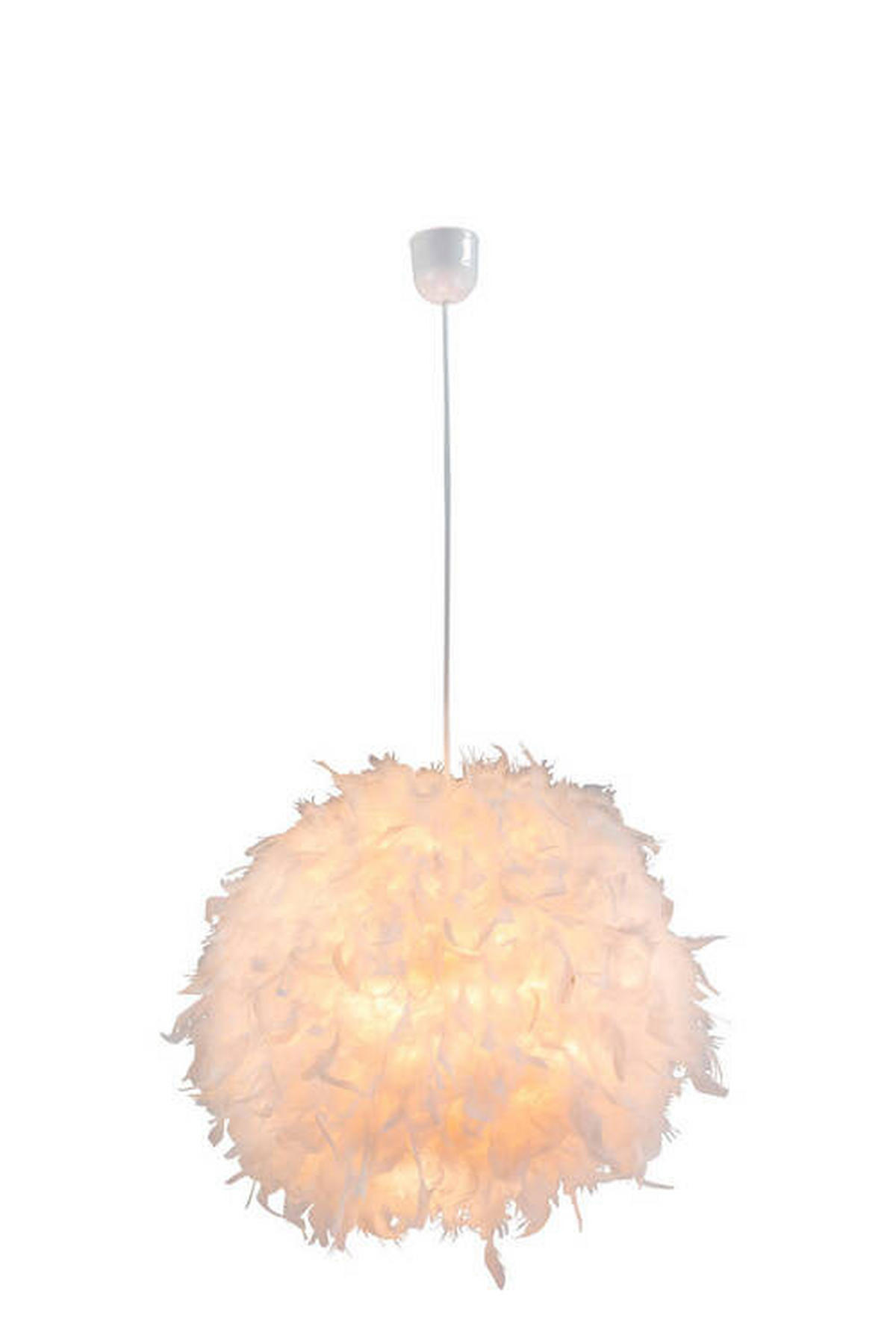 HÄNGELEUCHTE 45/120 cm  - Weiß, Basics, Kunststoff/Textil (45/120cm) - Globo