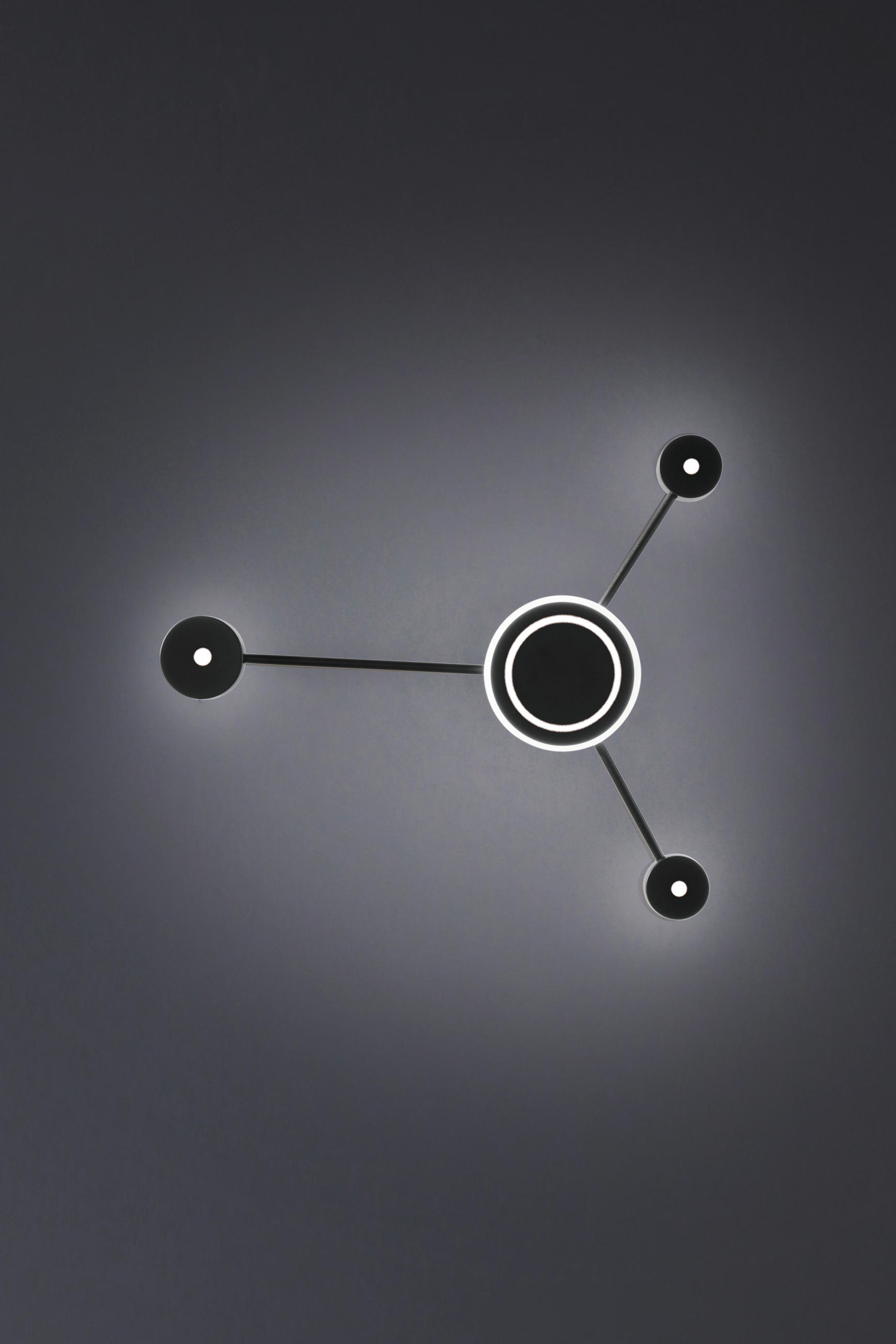 LED-WANDLEUCHTE SOLAR 53/46/4,5 cm   - Weiß, Design, Kunststoff (53/46/4,5cm)