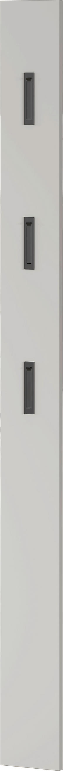 GARDEROBE 3-teilig  in 130/200/27 cm  - Kaschmir/Eichefarben, Design, Glas/Holzwerkstoff (130/200/27cm) - Livetastic