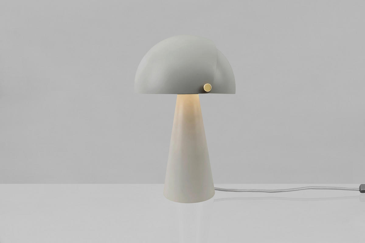 TISCHLEUCHTE 22/34 cm   - Grau, Design, Metall (22/34cm) - Nordlux