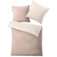 WENDEBETTWÄSCHE Linda Makosatin 135/200 cm  - Beige, KONVENTIONELL, Textil (135/200cm) - Kleine Wolke