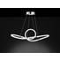 ZÁVĚSNÉ LED SVÍTIDLO - barvy chromu, Design, kov/umělá hmota (92/150/31cm) - Ambiente ZÁVĚSNÉ LED SVÍTIDLO - barvy chromu, Design, kov/umělá hmota (92/150/31cm) - Ambiente