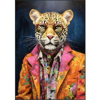 KUNSTDRUCK Tiere 70/100 cm  - Multicolor/Schwarz, Trend, Holz/Kunststoff (70/100cm) - Monee