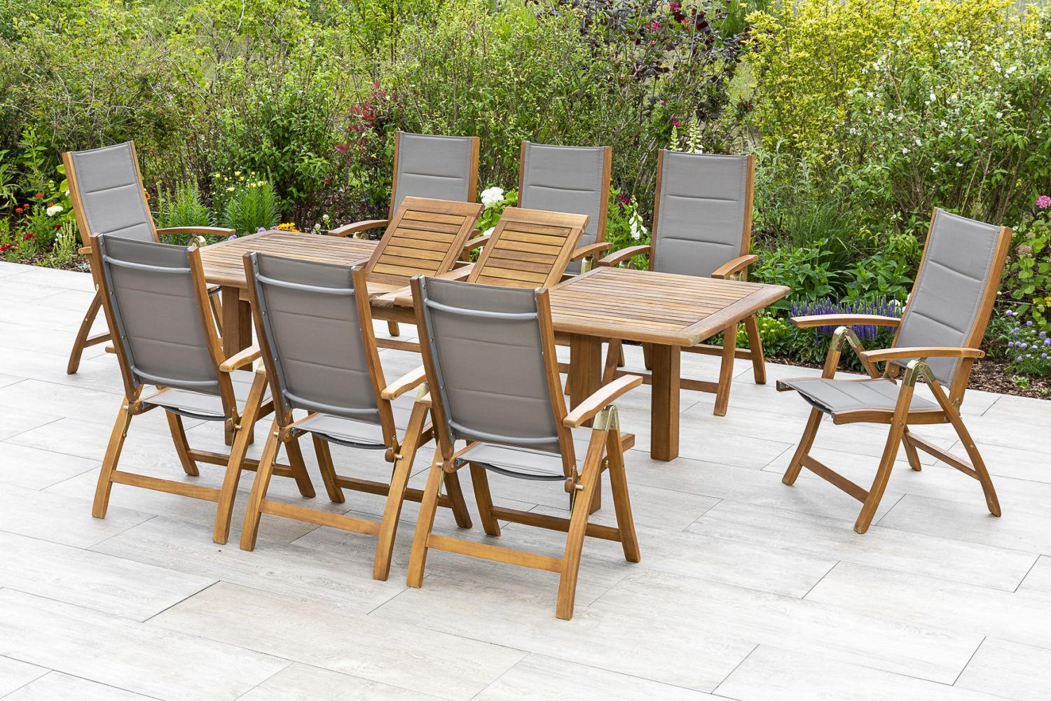 Gardenson Gartengarnitur Grau, Natur