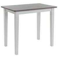 BARTISCH  - Weiß/Grau, ROMANTIK / LANDHAUS, Holz (78/120/103cm) - Boxxx