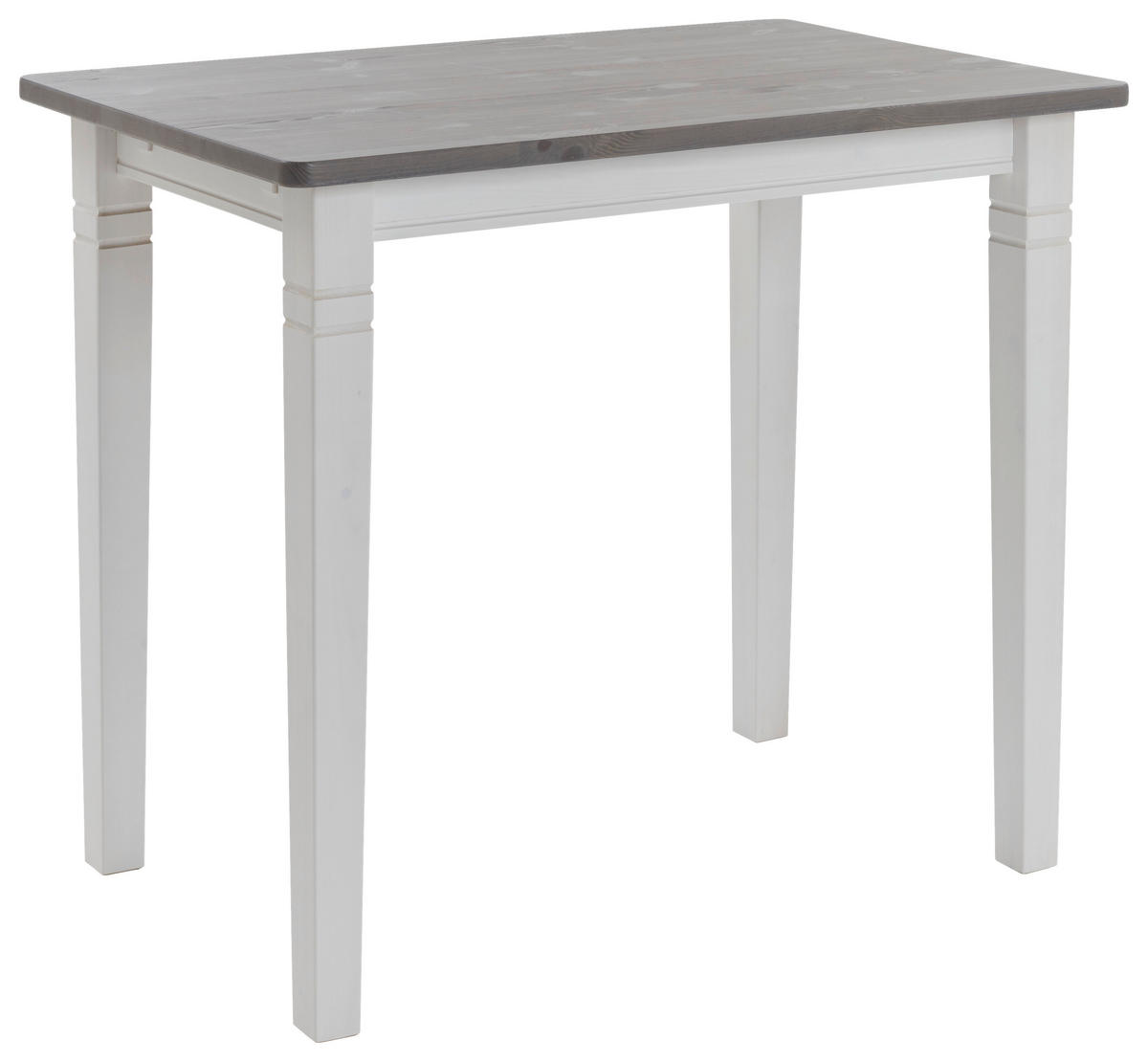 BARTISCH  - Weiß/Grau, ROMANTIK / LANDHAUS, Holz (78/120/103cm) - Boxxx