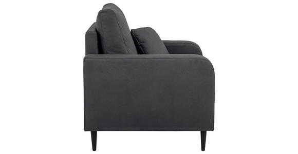 SESSEL in Lederlook Grau - Schwarz/Grau, KONVENTIONELL, Holz/Textil (87/96/86cm) - Carryhome