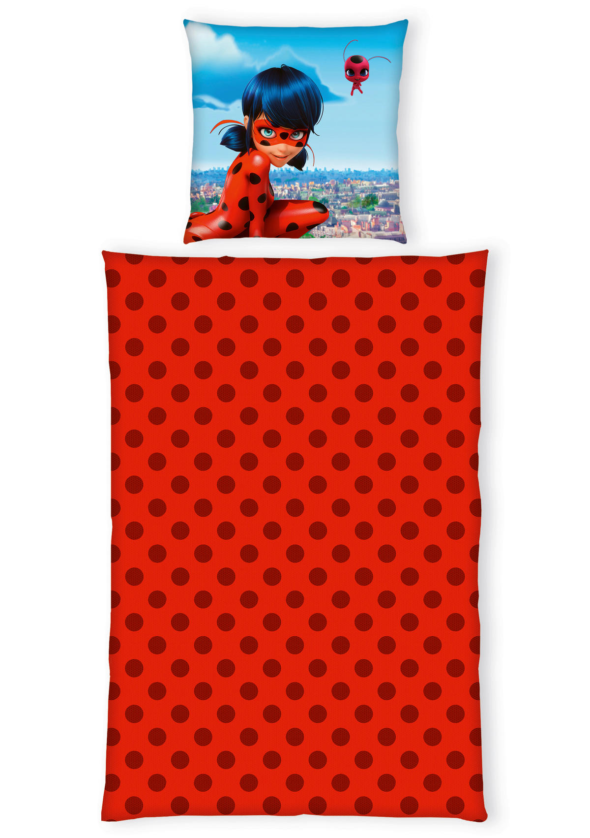 JUGENDBETTWÄSCHE 135/200 cm  - Rot, Basics, Textil (135/200cm) - Herding